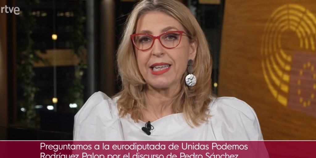 Entrevista a la eurodiputada María Eugenia Rodríguez Palop en el programa de Xabier Fortes en el canal 24H de TVE.