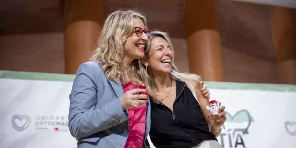 Yolanda Díaz y Maria Eugenia Rodríguez Palop